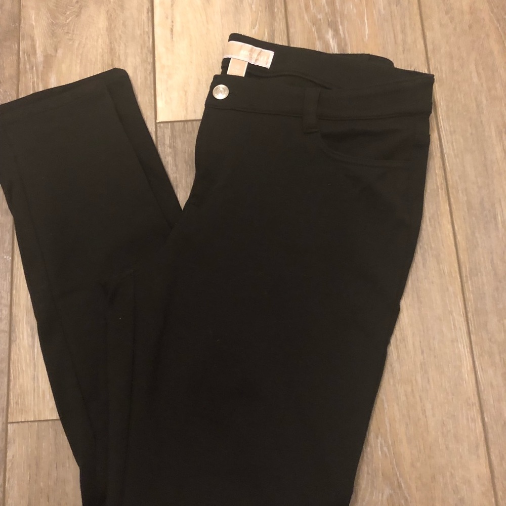 Michael Kors Black Cotton Dress Pants